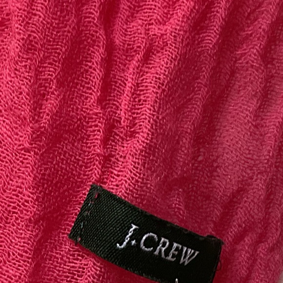 J Crew Elegant Pink Scarf 80”x26” - Picture 2 of 5